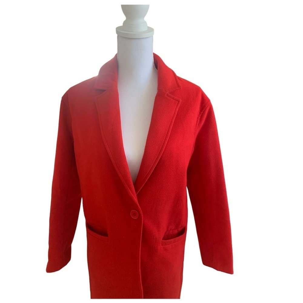 SHEIN Red Warm Coat - Picture 4 of 7